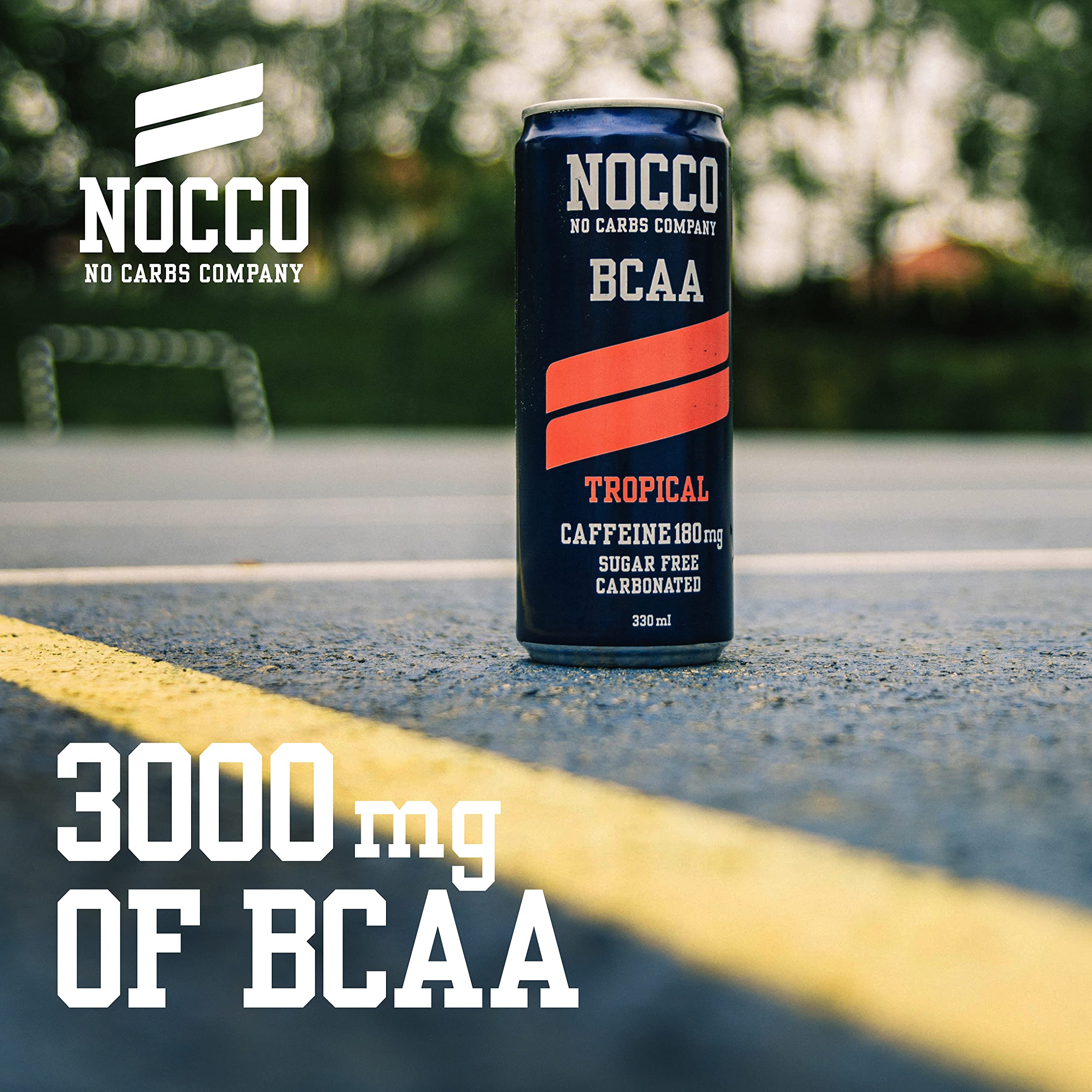 NOCCO Energy Drink BCAA, 180mg Caffeine sugar free drinks enhanced