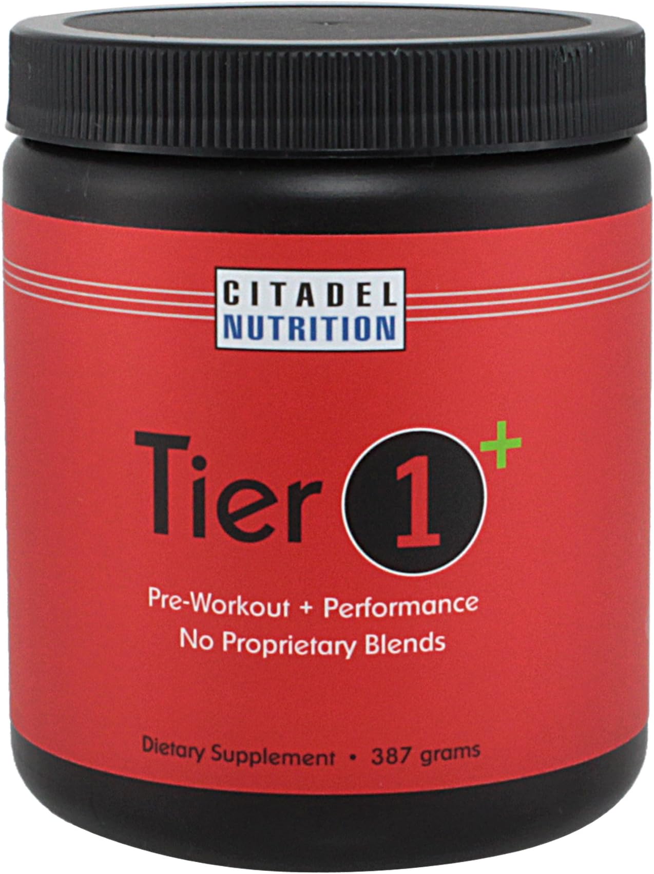 Tier 1 Plus Preworkout / Performance Supplement (387g)