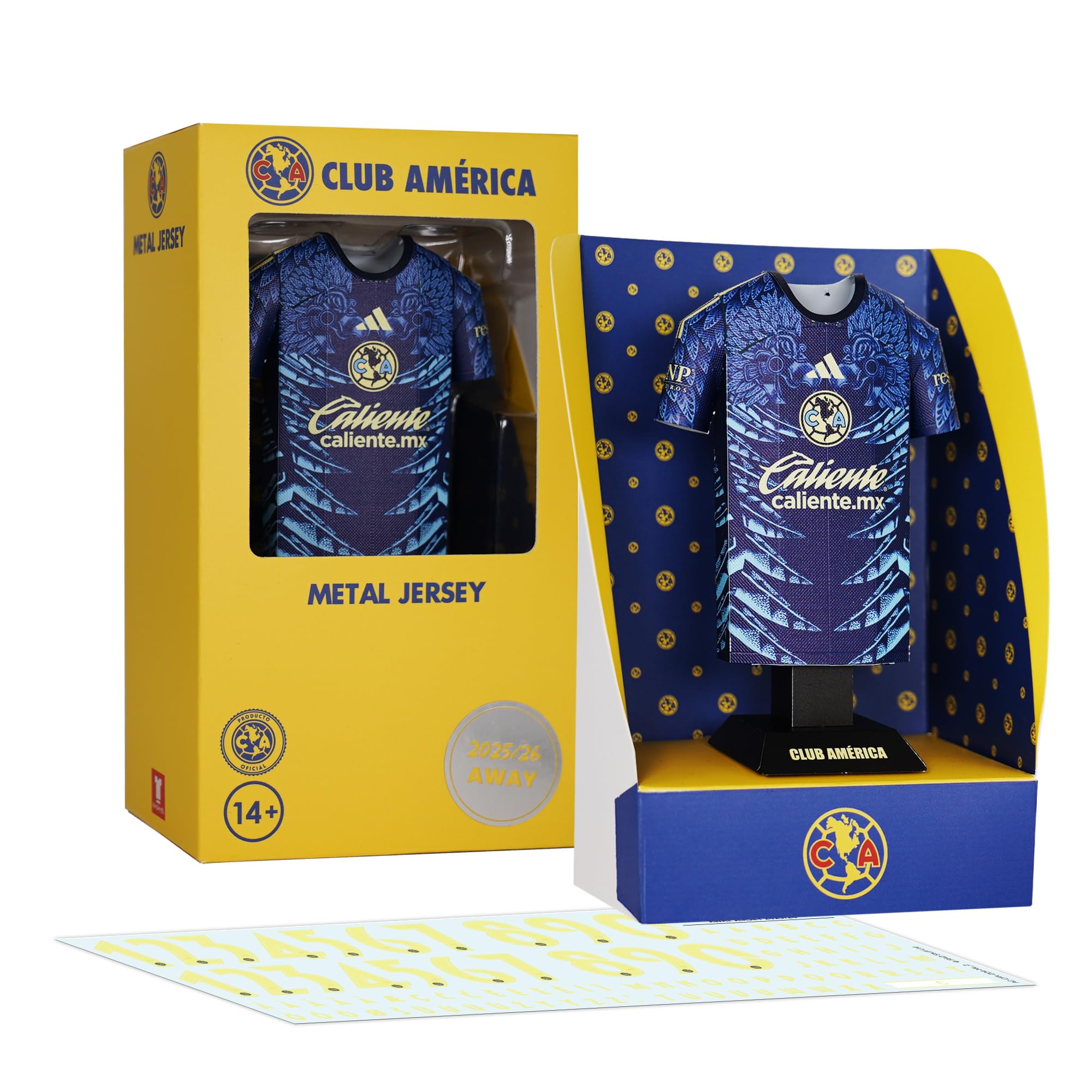Club America Home Away Retro Metal Football Shirt - Image 2