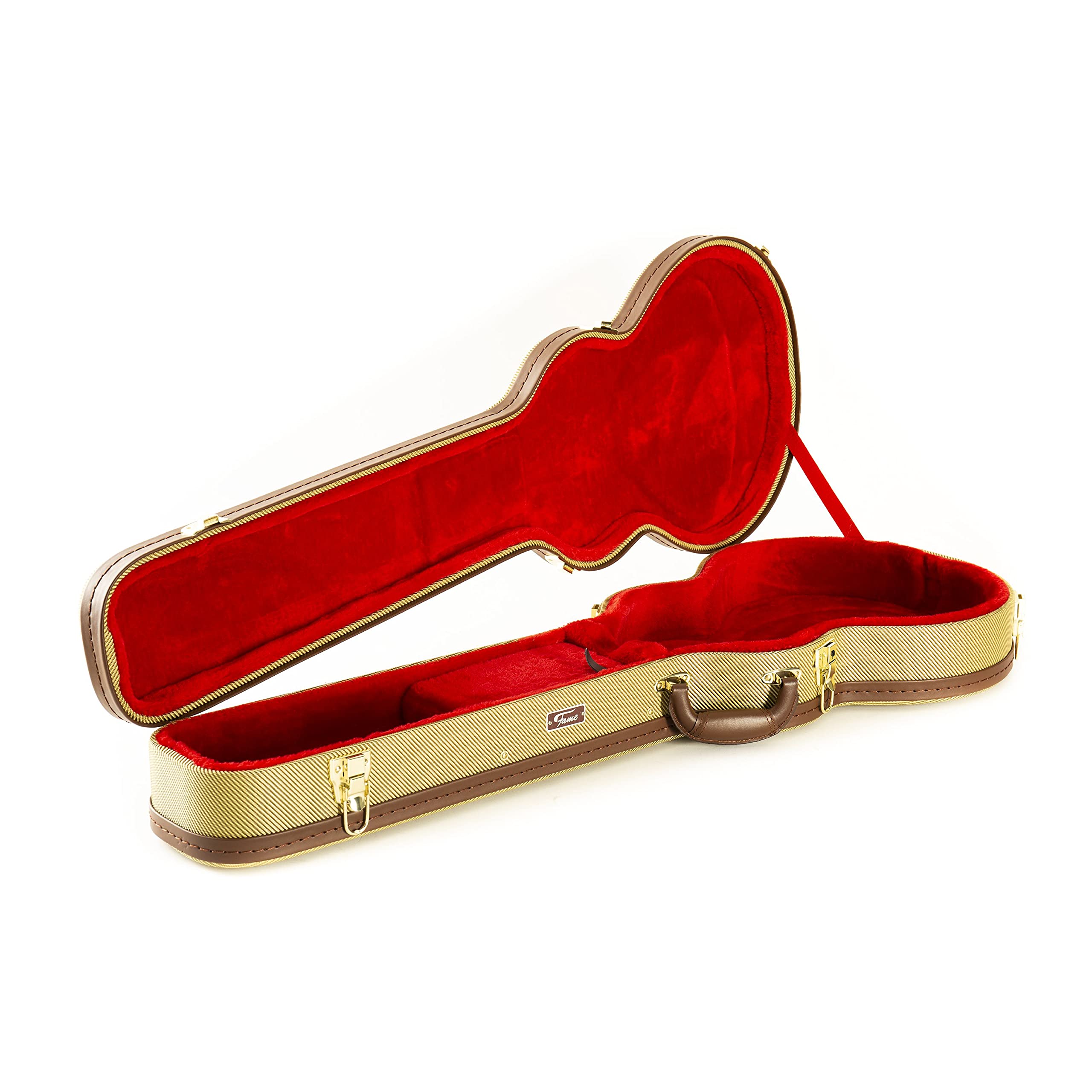Fame Tweed Case Single Cut Guitar - Étui pour Guitares Électriques
