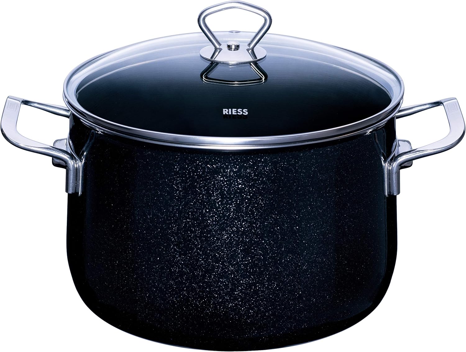 Riess Emaille Fleischtopf 6 Liter - NOUVELLE Smaragd 24cm Induktion