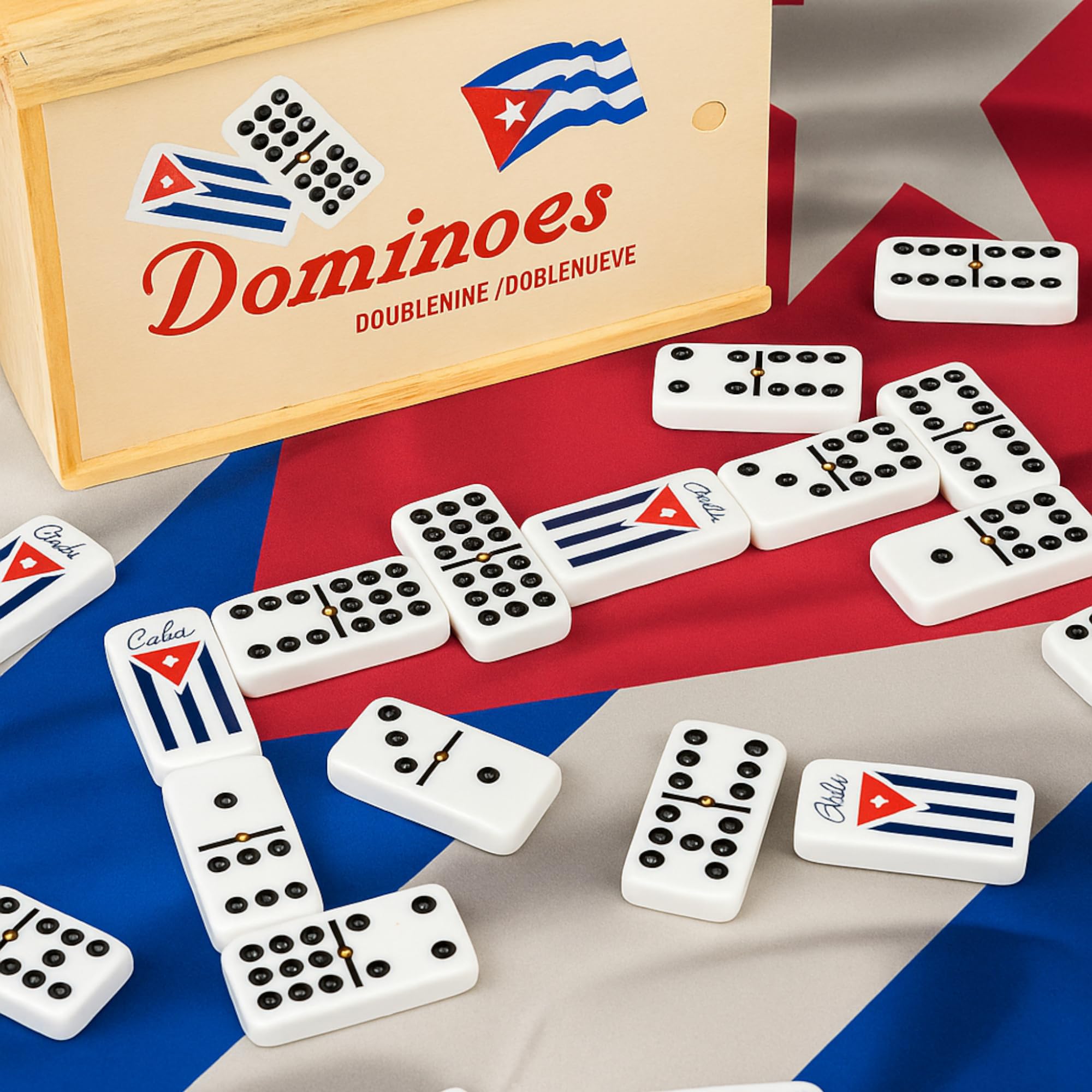 Amazon | キューバのドミノセット ダブルナイン | Juego de Domino