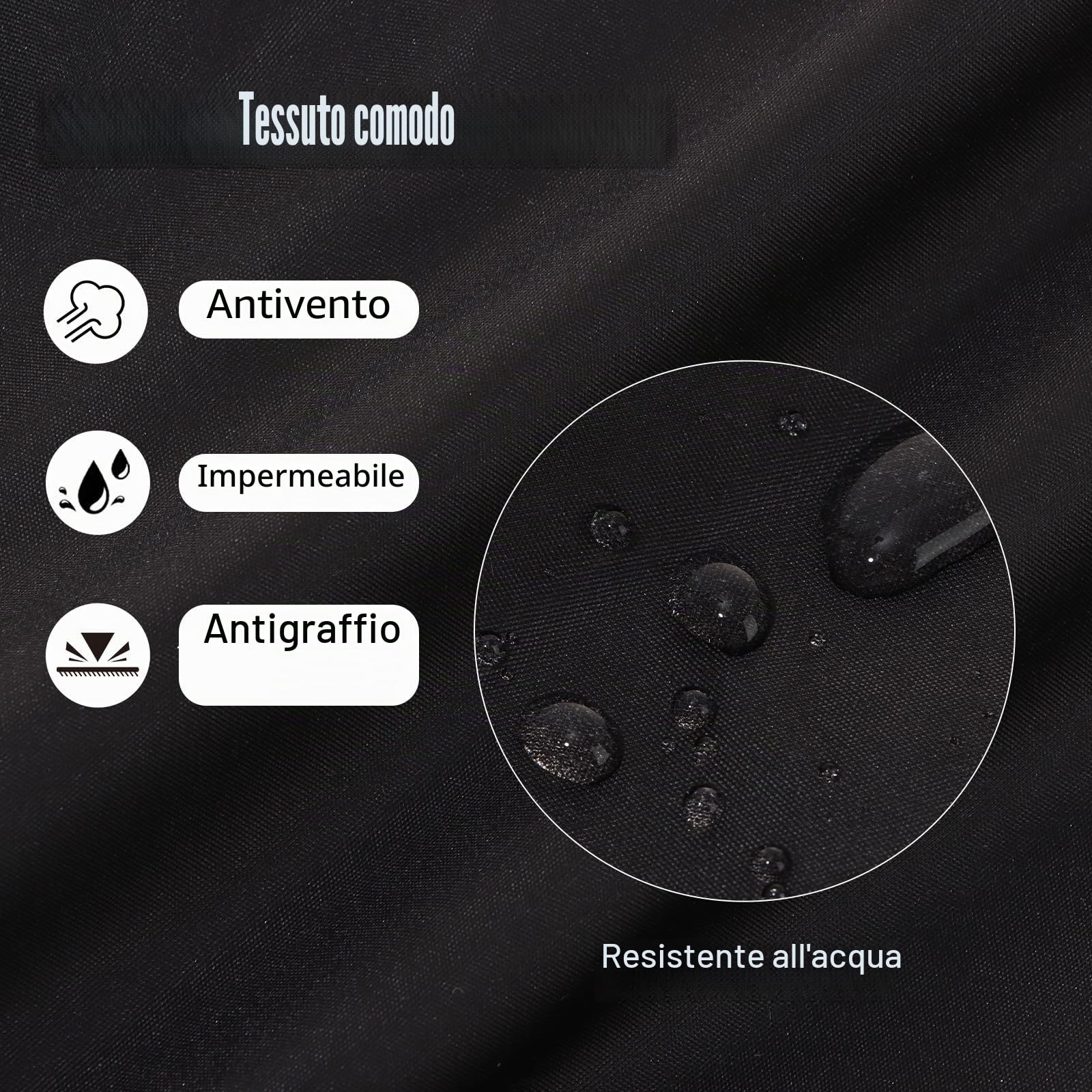 Tuta Antipioggia da Uomo Giacca Antipioggia Impermeabile All'aperto Set di Giacca Antipioggia con Cappuccio e Pantaloni Giacca Antipioggia Antivento