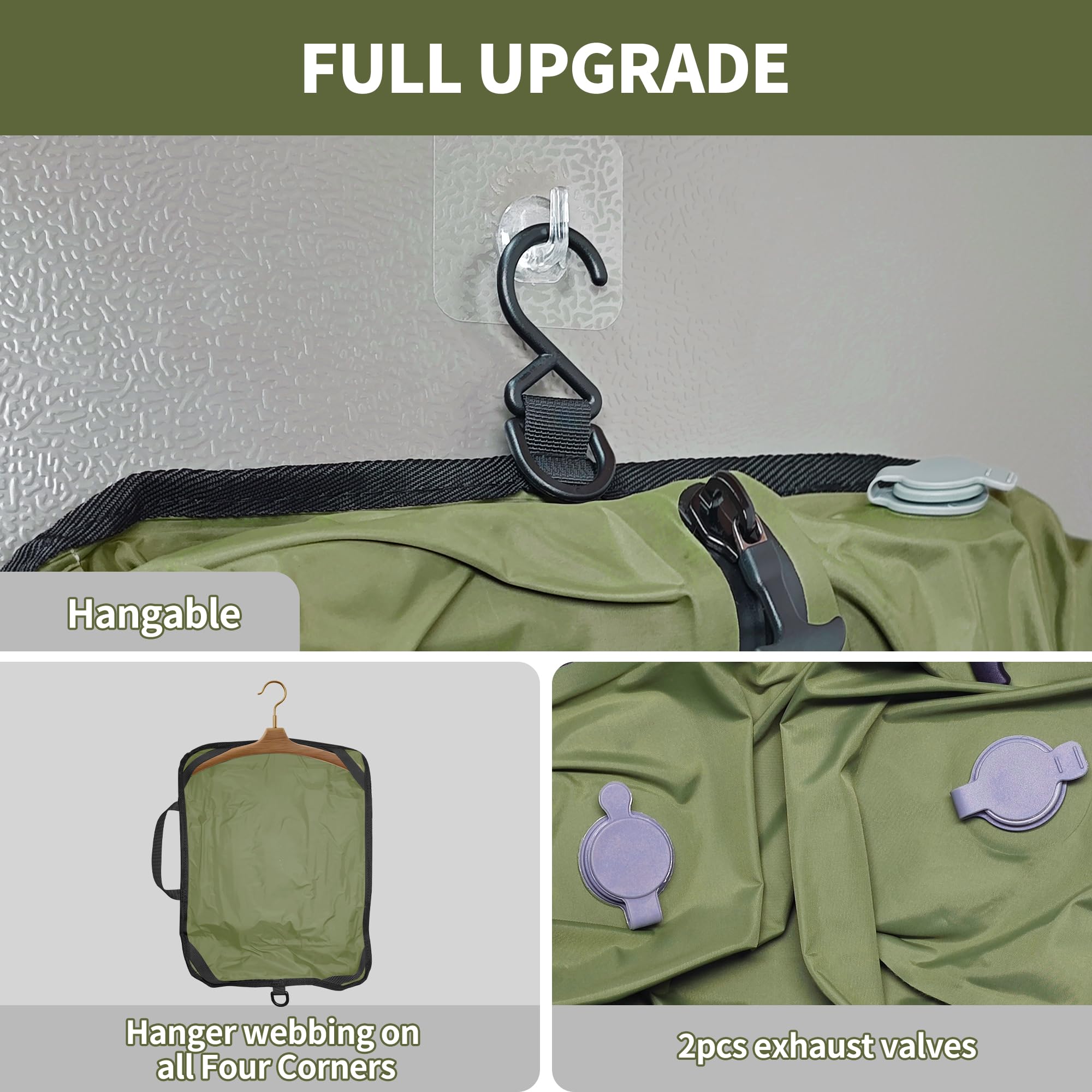 All-in-One Vacuum Travel Bags With Built-in Pump - Space Saver Compression Bags, IP67 Waterproof, 30L Capacity - View #8