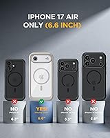 Vista 998 de Miracase Funda magnética para iPhone 14 de 6.1 pulgadas, protector de pantalla de vidrio templado integrado + protector de lente, compatible