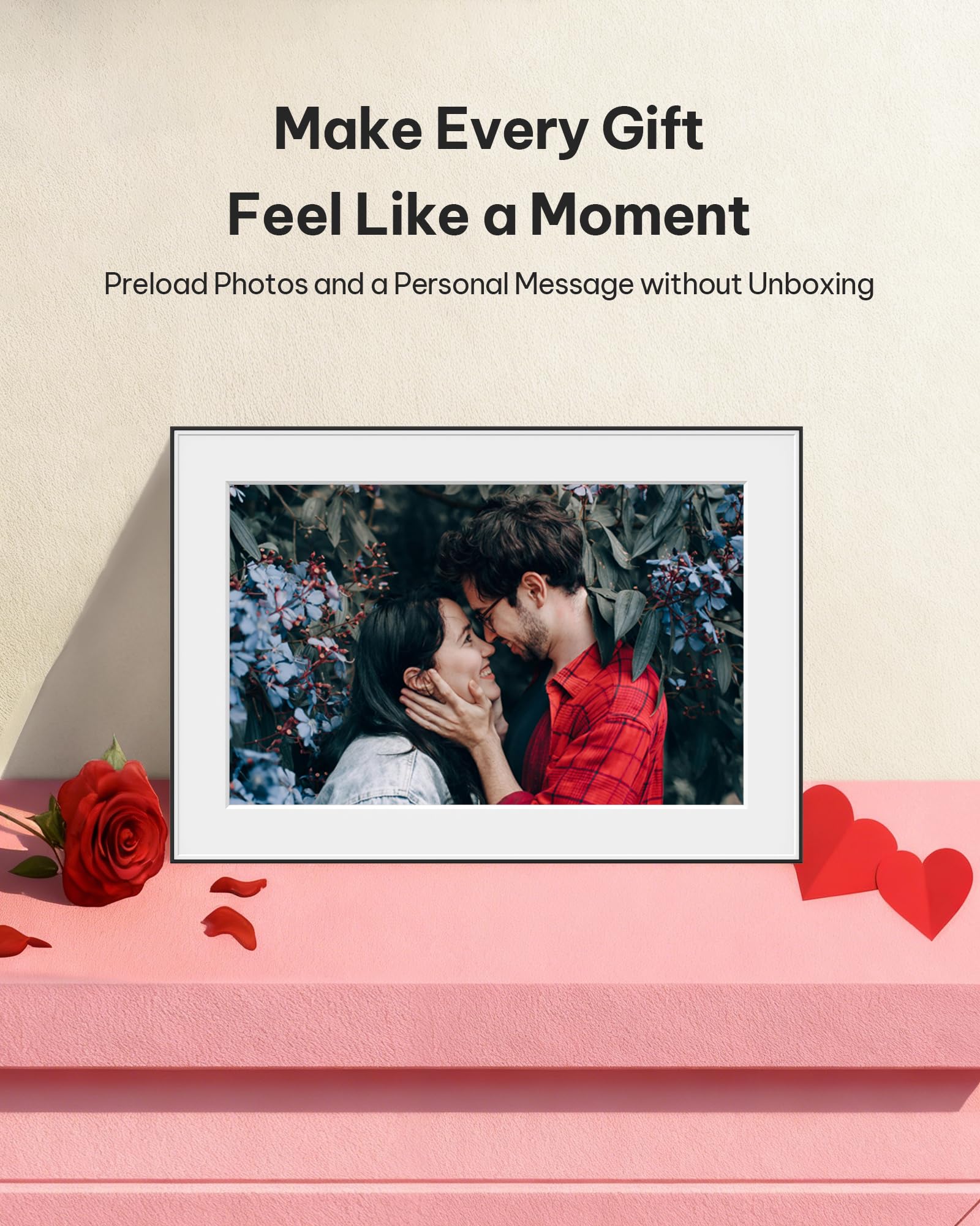 Magic Frame [AI Photo to Video] – 10.1" FHD WiFi Digital Picture Frame, AI Motion Sensor, Old Photo Alive, Unlimited Cloud Storage, Picture Share with APP, Touchscreen, Gift for Loved One