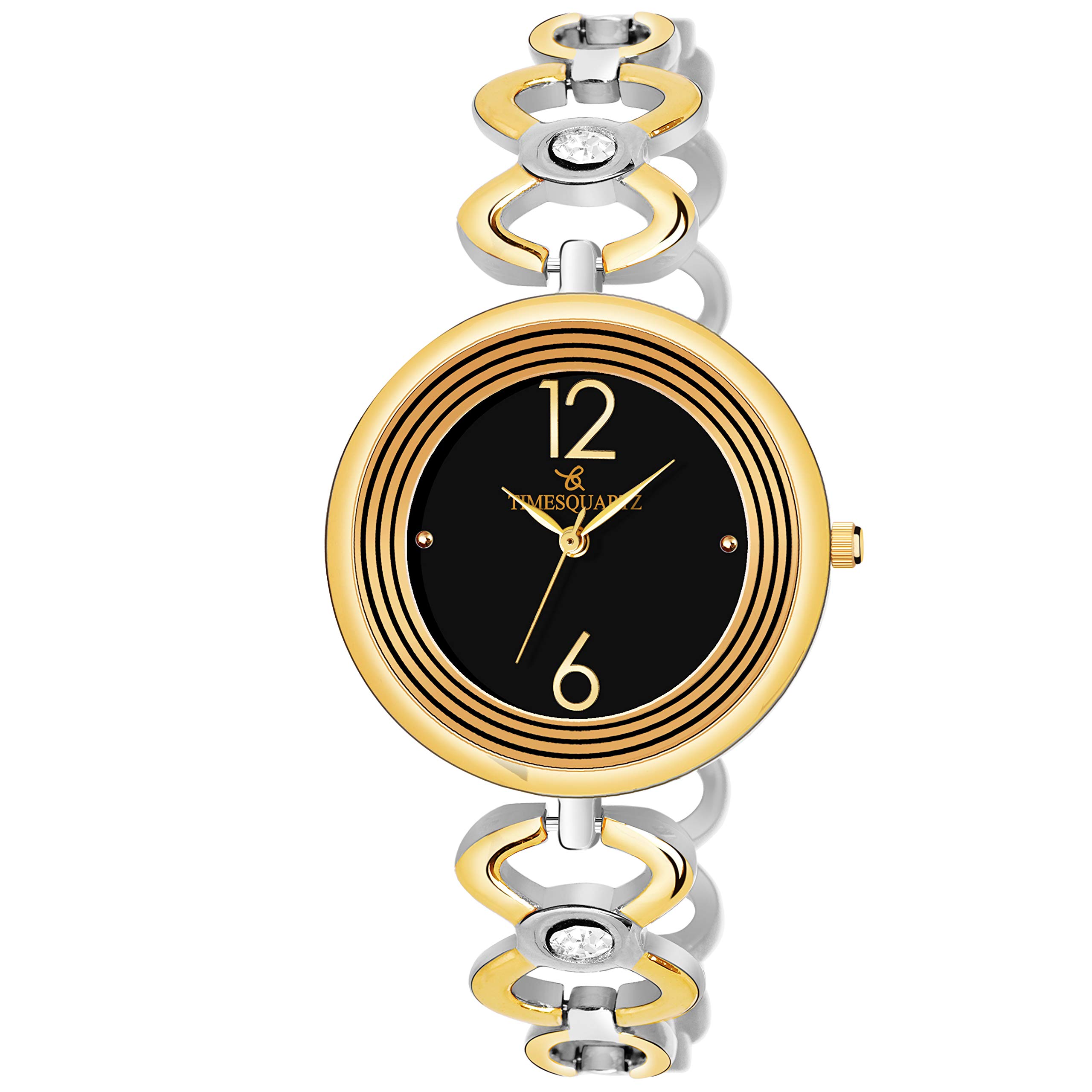 Timesquartz Two Tone Analog Black Dial Womens Watch - A 161 (B084KTDVPL) Amazon Price History, Amazon Price Tracker