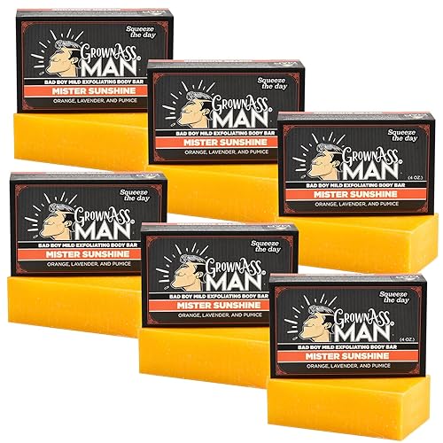 Grown Ass Man Co. Exfoliating Body Bars - Solid Soap