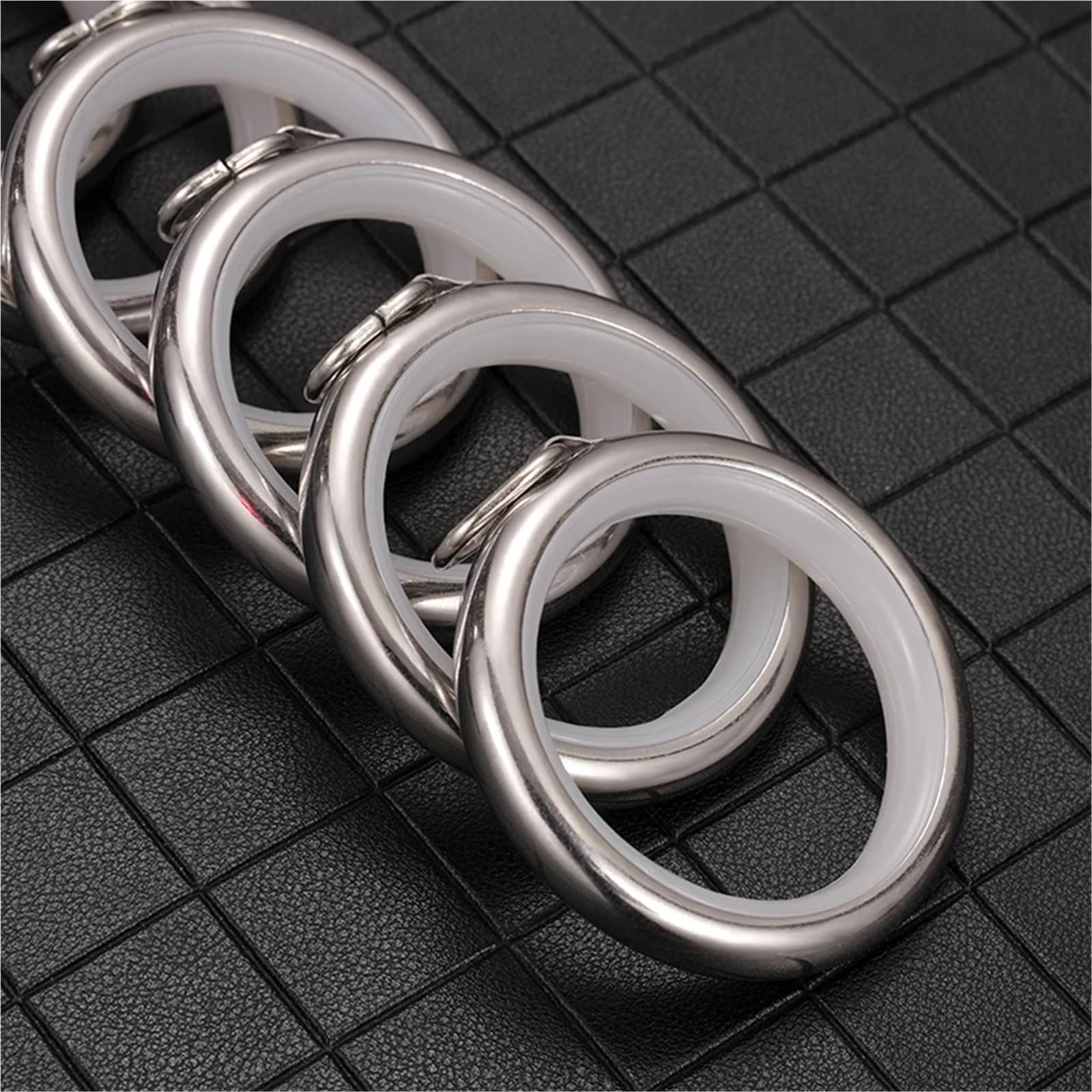 Tende con Anelli Confezione Da 30 Anelli For Tende In Acciaio Con Occhielli In Ottone, Anello Muto All'interno Di Accessori For For Aste Diametro 13-28 Mm/0,75-1,25 Pollici(Inner Dia.38mm)