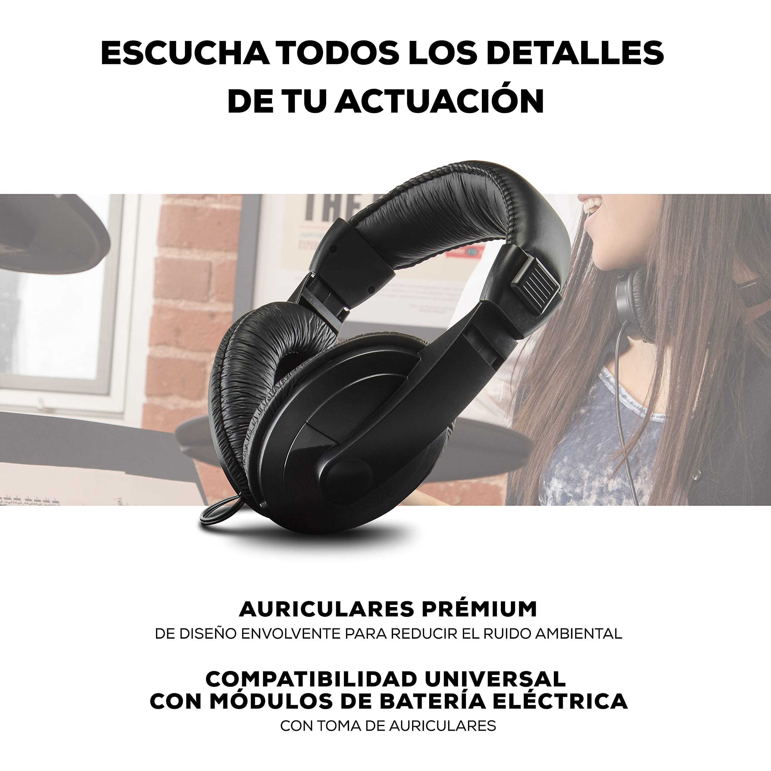 Alesis Nitro Max Kit Batería Electrónica con Parches Silenciosos de Malla, Caja de Doble Zona de 10", Bluetooth, 440+ Sonidos Auténticos, Lecciones Drumeo, USB MIDI, Taburete y Auriculares