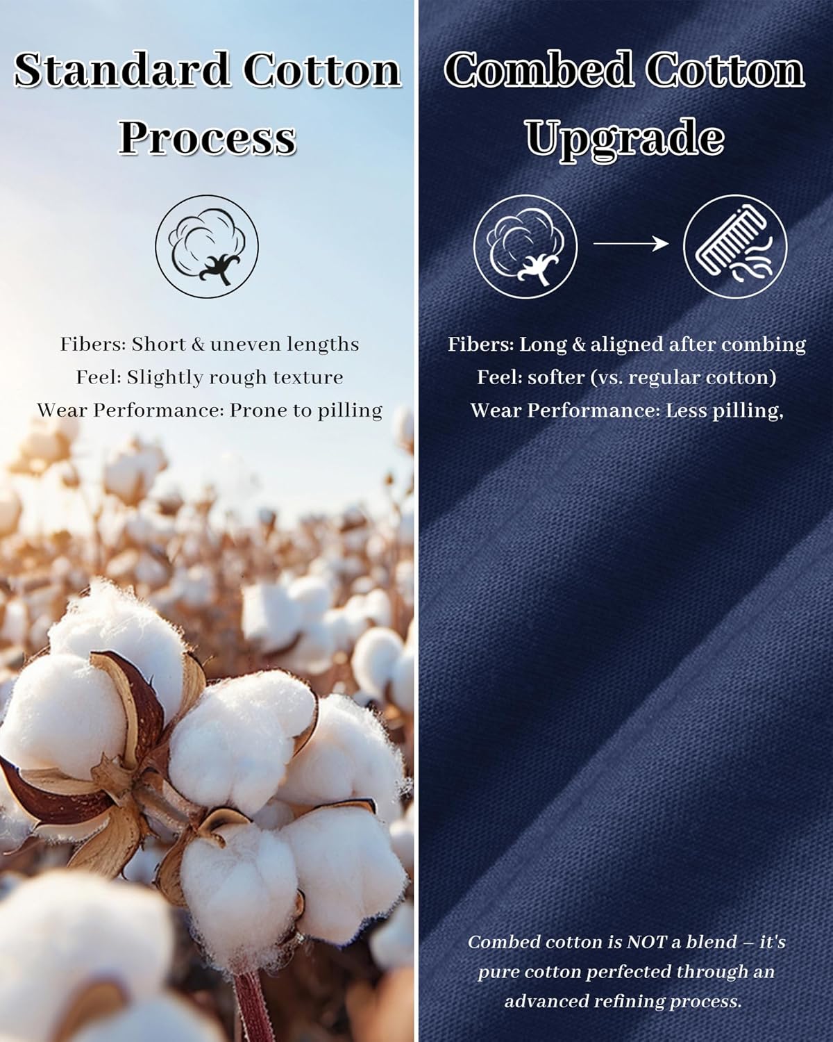 MAGNIVIT Mens Henley Shirts Long Sleeve with Pocket Fall Cotton Casual T-Shirts Plain Moisture Wicking Tee with 3 Button - Image 5