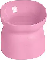 PET GAMES – Comedouro ou Bebedouro Funcional, Elevado, com Design Elegante e Qualidade Premium para Gatos – ErgonoCat Rosa