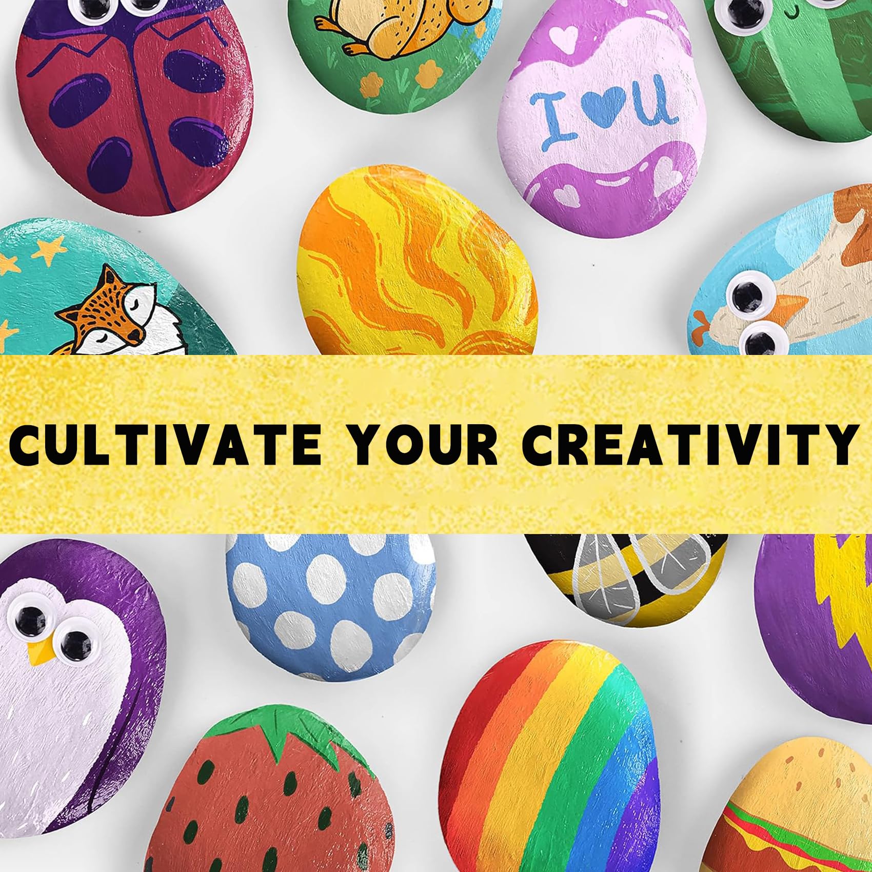 8 Pietre Piatte Da Dipingere - 10cm, Da Fiumi Alpini, Per DIY E Decorazioni - Foto 3