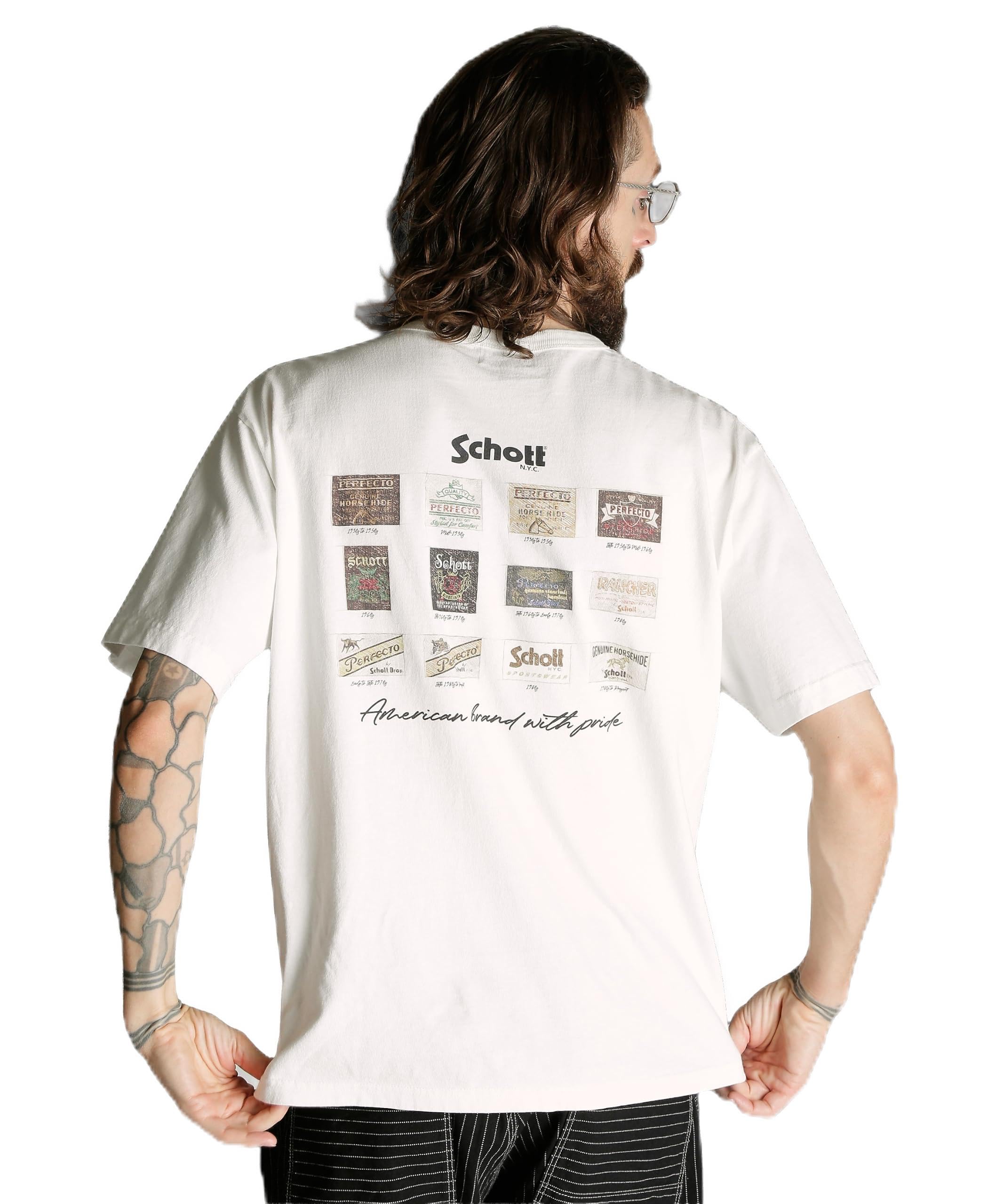 Amazon.co.jp: Schott NYC: Tシャツ