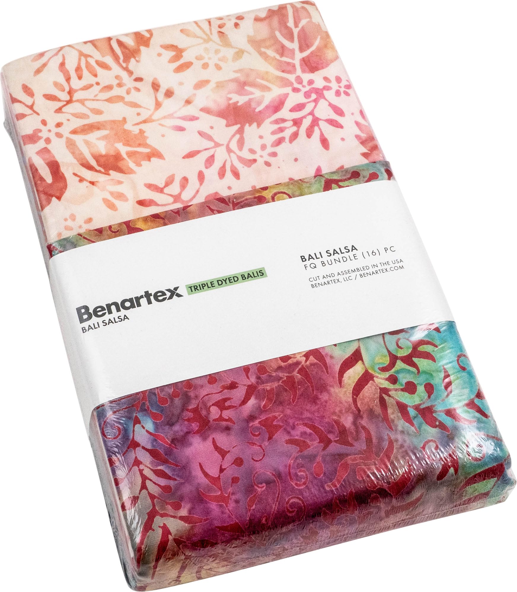 BenartexBenartex Bali Batik Salsa 16 Fat Quarters Fabric