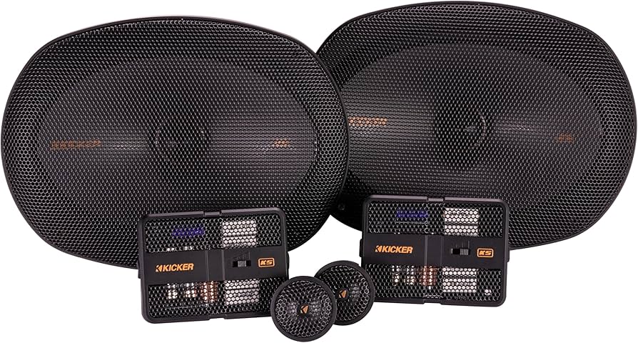 Amazon.com: KICKER 51KSS6904 Component Speaker System, 2-Way