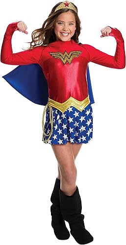 Rubie's Disfraz de DC Comics Wonder para niñas, grande, multicolor