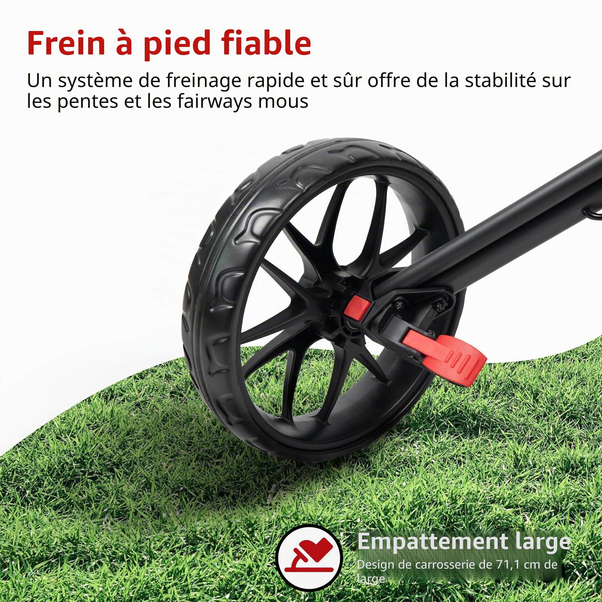 CaddyTek Caddylite 15.3 V2 Chariot de Golf à Quatre Volets, léger, 3 Couleurs