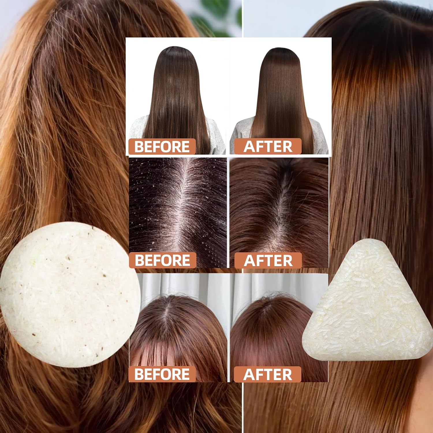 DBEAUTYM 2 Pack Rice Water Rosemary Hair Shampoo Bar,Solid Shampoo Bar for Hair Growth – Strengthening Hair Shampoo for Men and Women – Reduce Breakage,Boosts Shine,Soap for Dry Damaged Hair image 4