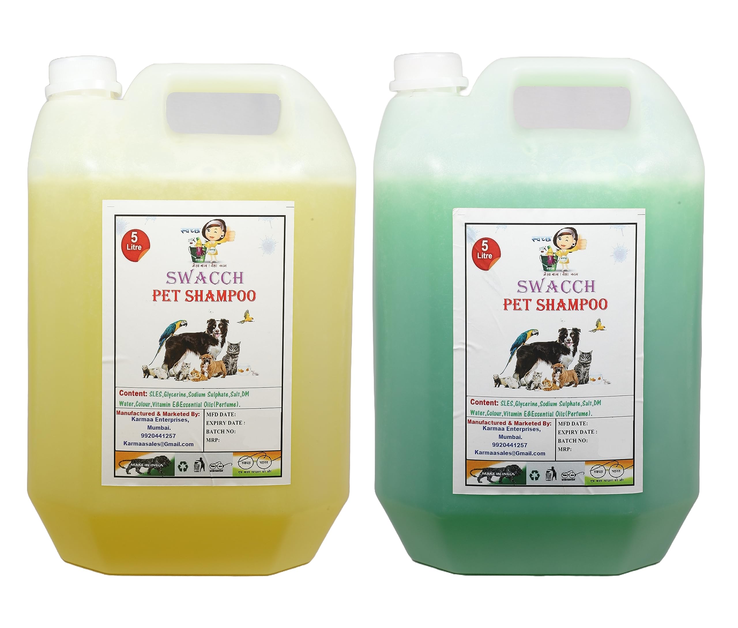 Dog Swacch Pet Shampoo (5 Liters) (Combo Pack Of 2) Neem Alovera & Lemon (B0BNHVNYP6) Amazon Price History, Amazon Price Tracker