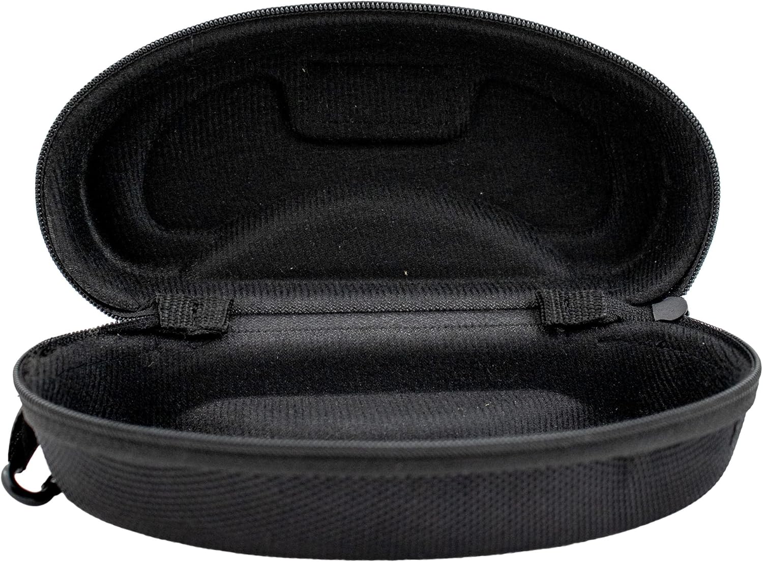 Epoch Eyewear Brodie Sport Golf Tennis Pickleball Safety Sunglasses w/Black Zipper Case and Microfiber Pouch Black Frame Amber Lens