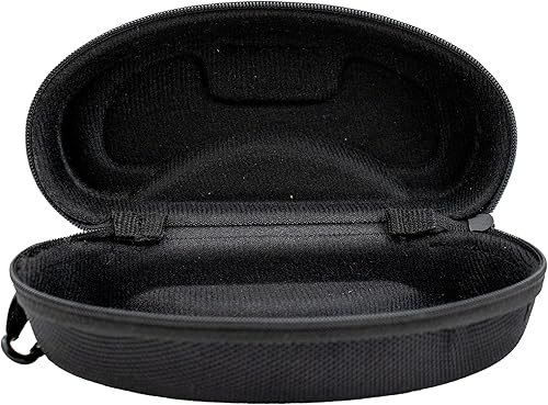 Miniatura 8 de Epoch Eyewear Charlie Sport - Gafas de sol para motocicleta con funda negra con cremallera y bolsa de microfibra, marco negro, espejo verde