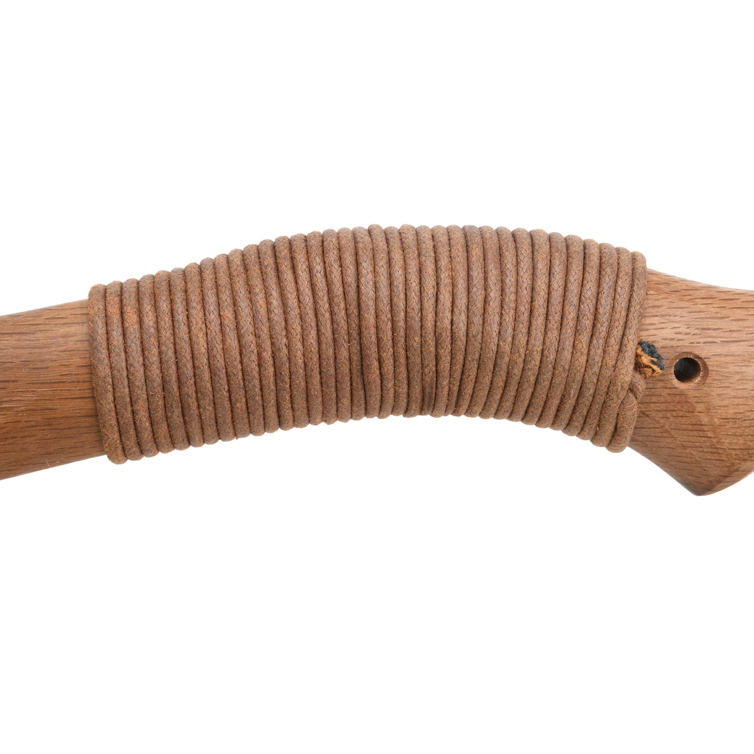 Lederaxt Halsbandschutz, Axt Griff Wraps Abdeckungen für Gartenpicks oder Camping Äxte Protector (Axtgriffhülle 04 + Wachsschnur)