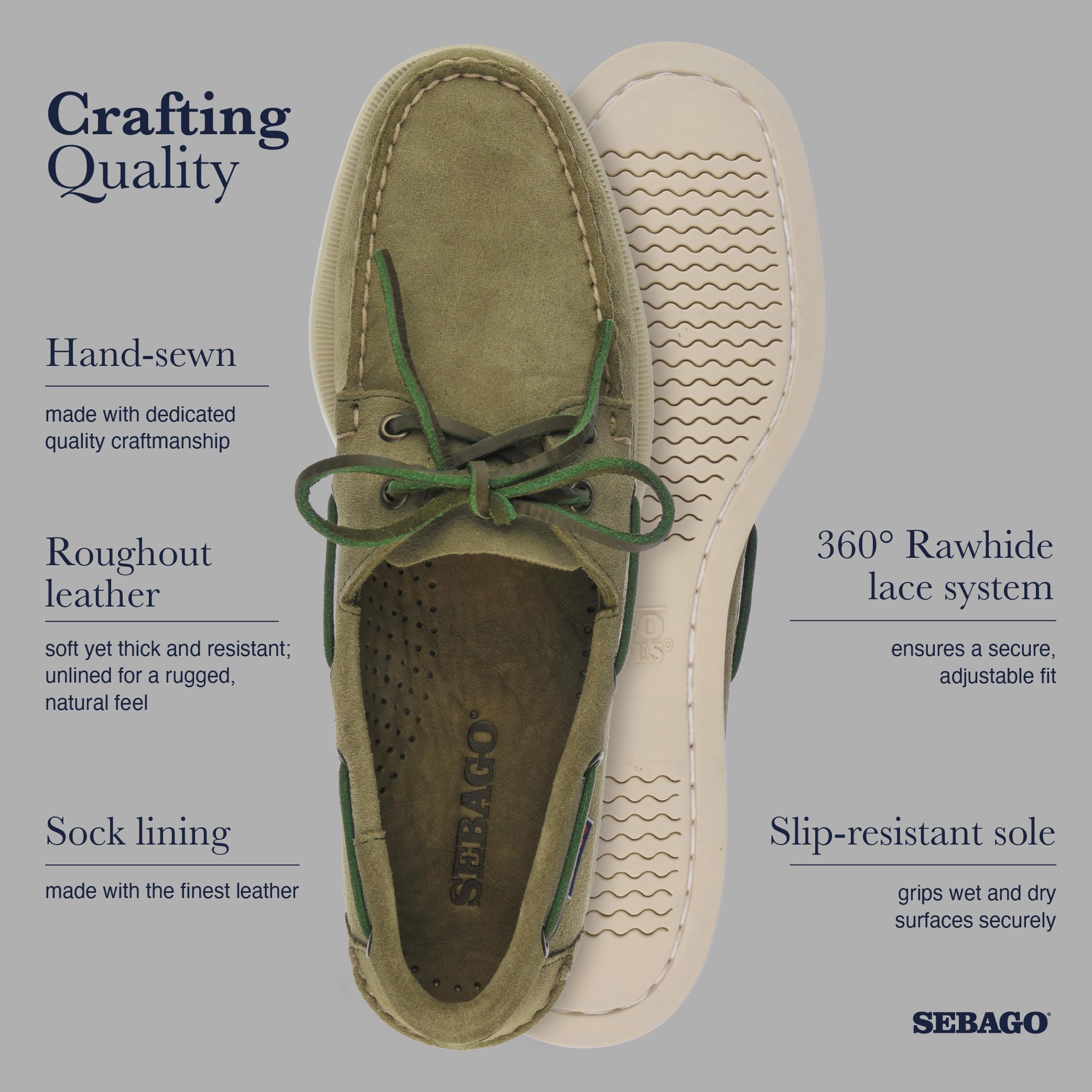 Sebago - Docksides B72730, Scarpe da Barca Uomo