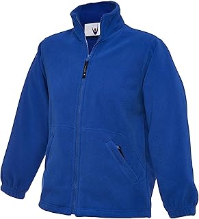 Childrens Kids Full Zip Micro Fleece Jacket Coat (6 Colours)