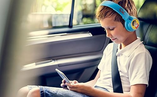 Miniatura 6 de eKids Ryans World - Auriculares Bluetooth para niños, auriculares inalámbricos con micrófono, incluye cable auxiliar, reducción de volumen para