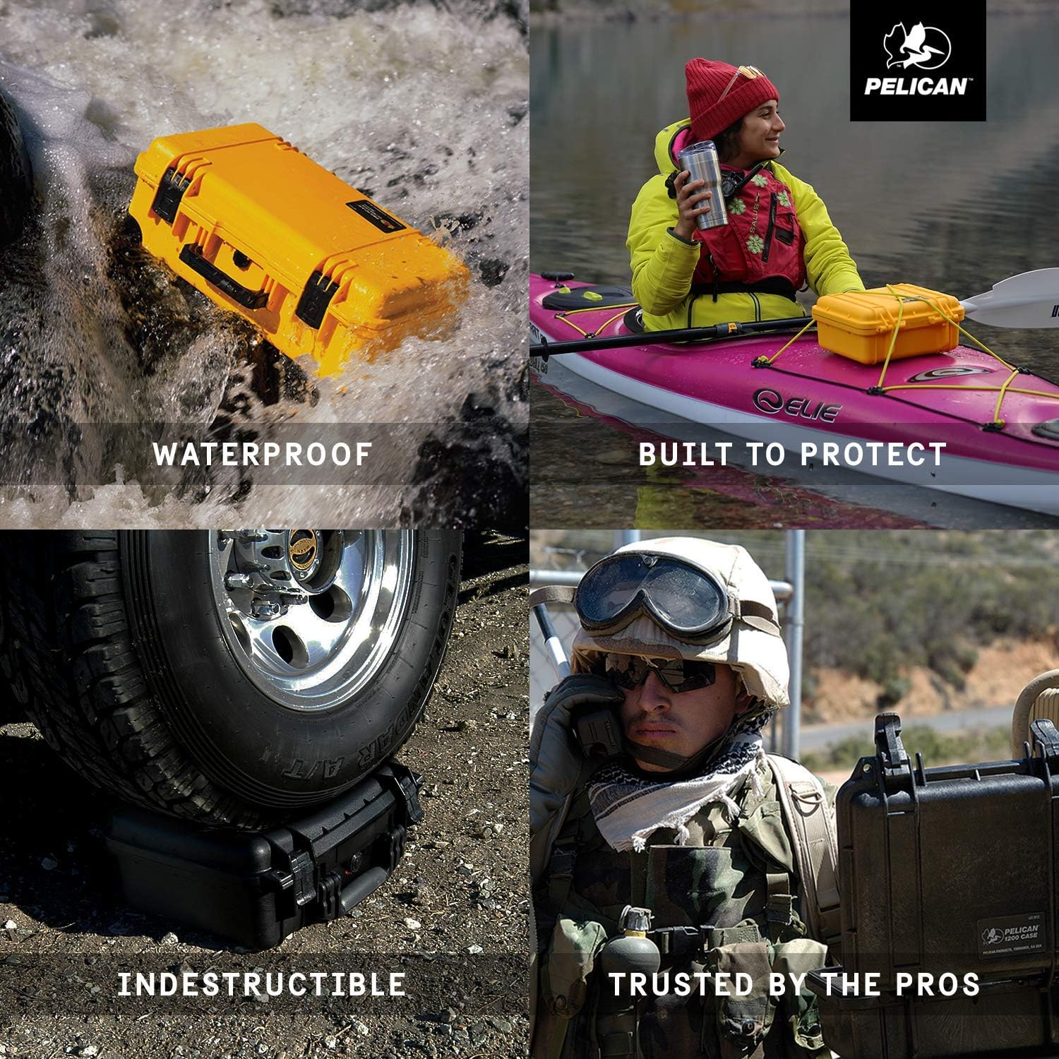 Pelican 1120 Case With Foam (Black) - Image 2