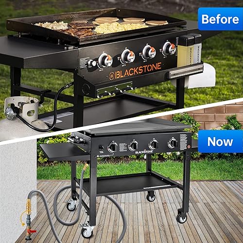 Miniatura 4 de WADEO Kit de conversión de boquillas de orificios de gas natural, piezas de quemador de bricolaje, boquillas de chorro de latón para propano a gas