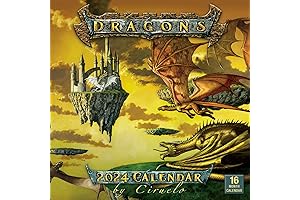 Limited Edition Dungeons and Dragons Calendar 2024 with Premium Art by Ciruelo