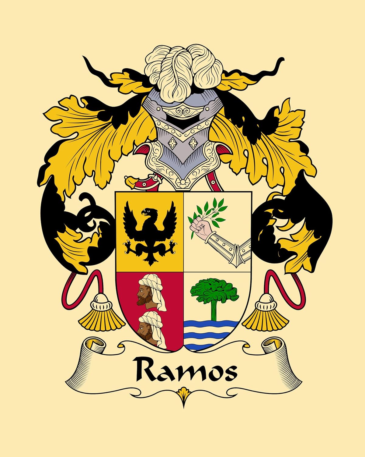 Carpe Diem Designs Ramos Coat of Arms/Ramos Family Crest