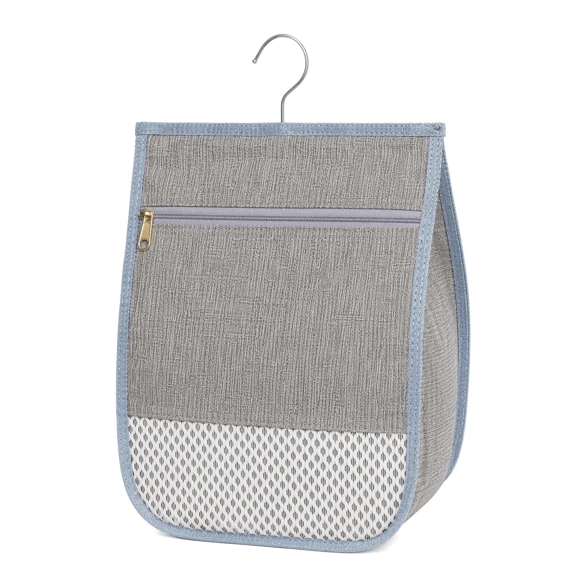 Large Peg Bag with Zipper for Washing Line,Multi-Use for Clothesline