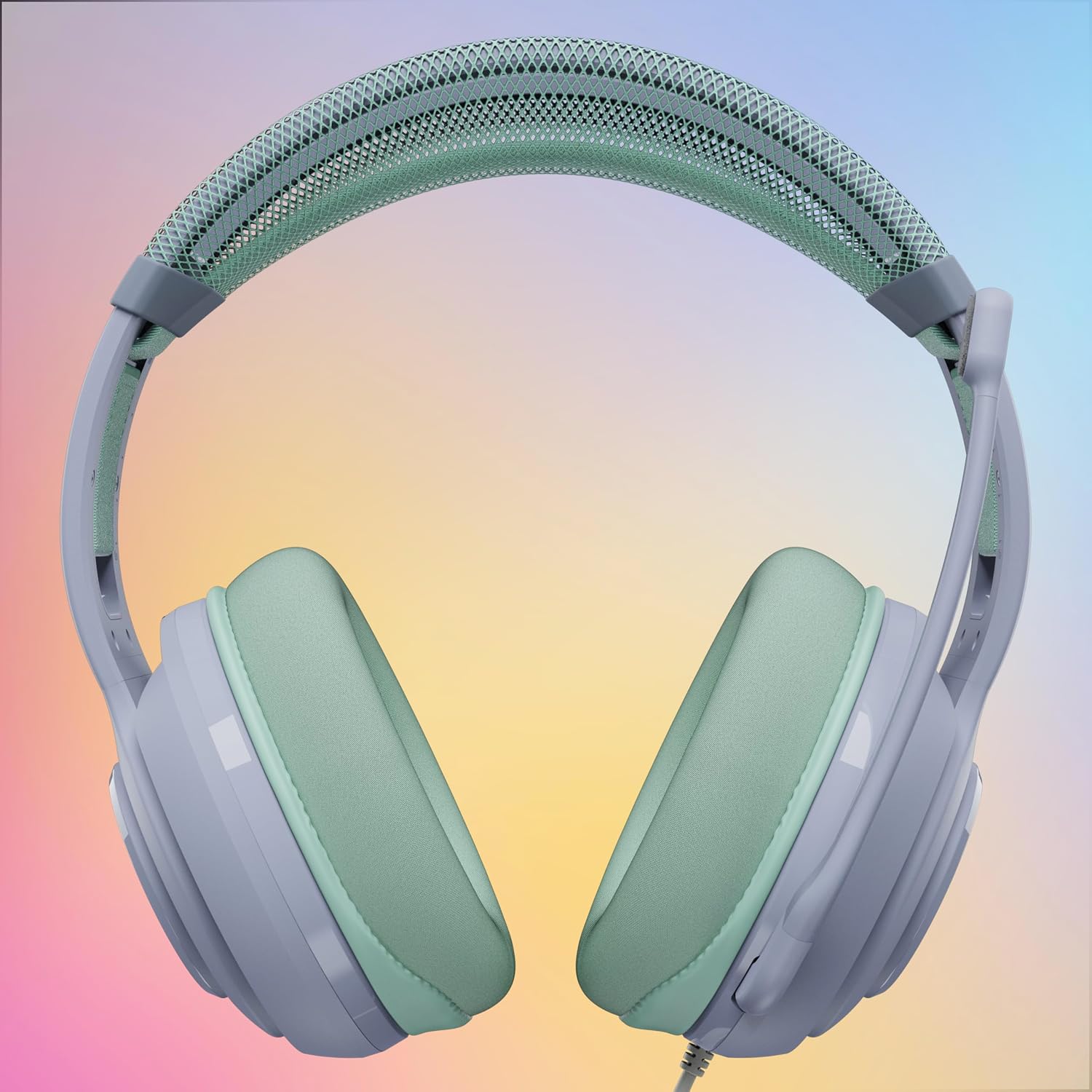 Turtle Beach Atlas 200 Wired Multiplatform Gaming Headset for Xbox, PlayStation, PC w/ 3.5mm Connection - 50mm Nanoclear Drivers, Flip-to-Mute Mic, Memory Foam Cushions - Seafoam Breeze 11 815P5m2AXGL. AC SL1500