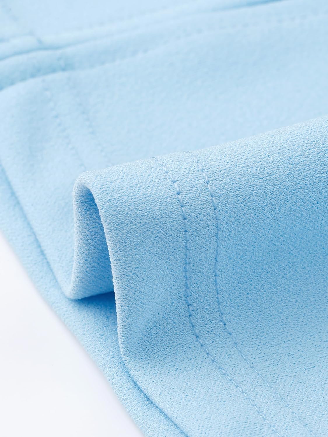 Allegra K Work Dress for Women 3/4 Sleeve Boat Neck Back Slit Business Casual Elegant Dresses with Belt - Image 5