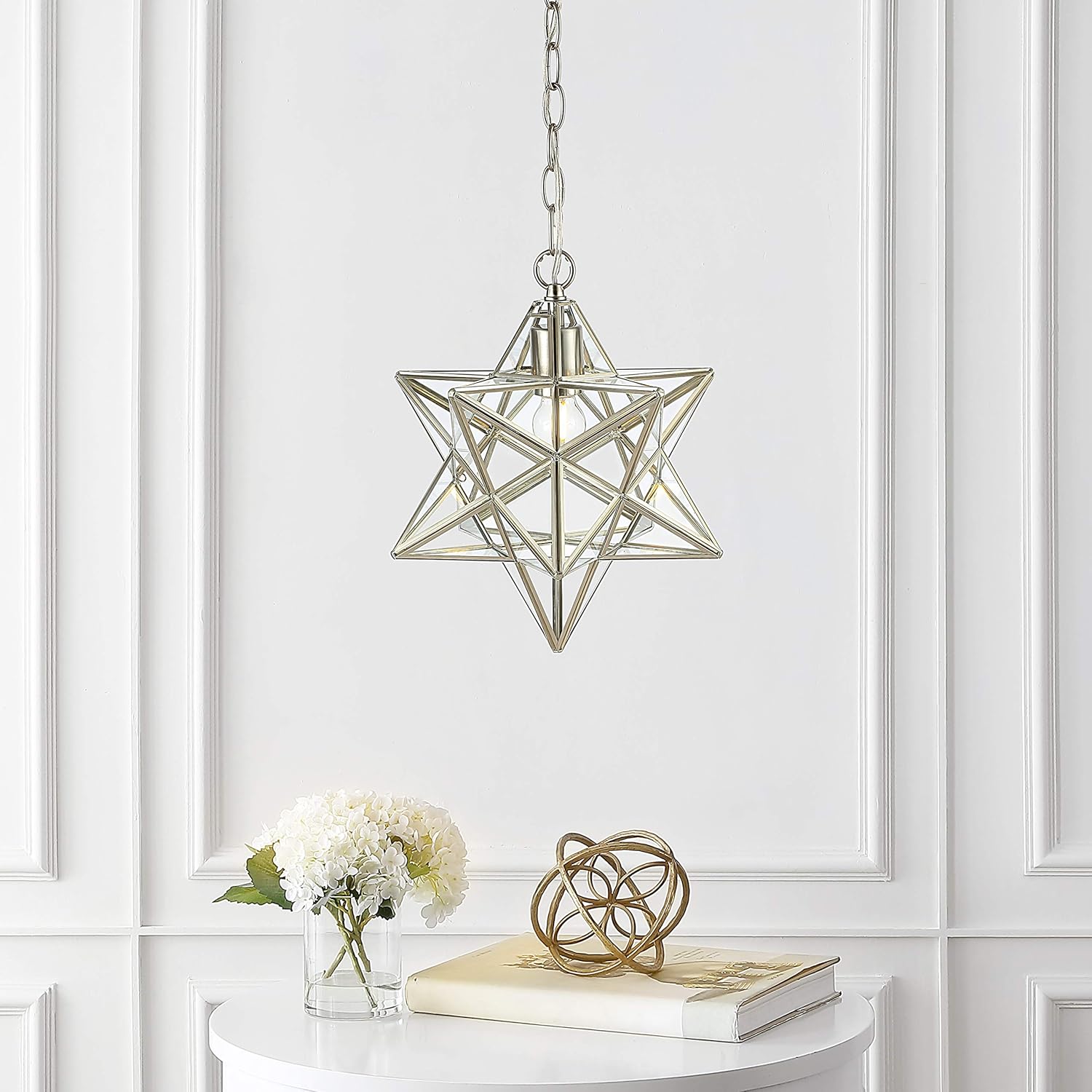80% Off Discount JONATHAN Y JYL9072C Stella 12 Moravian Star Metal/Mercury Glass LED Pendant Glam Dimmable for Kitchen Hallway Bathroom Stairwell, 1 Bulb, Nickel Up To 40% OFF JONATHAN Y JYL9072C Stella 12 Moravian Star Metal/Mercury Glass LED Pendant Glam Dimmable for Kitchen Hallway Bathroom Stairwell, 1 Bulb, Nickel