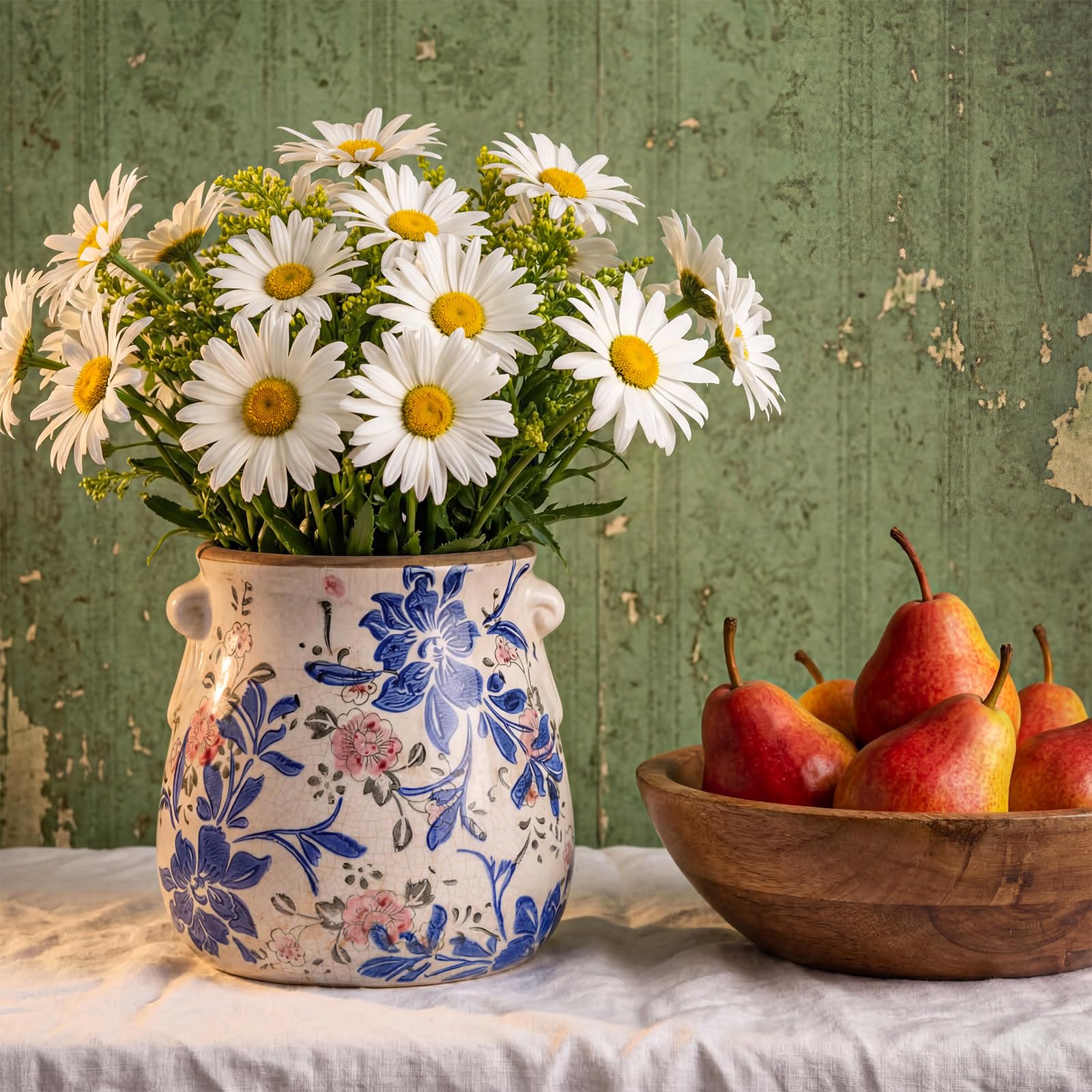 yun 置物 Amazon.com Chinoiserie Inch 6.5 Planter Scroll Ceramic Ninehaoou : 置物