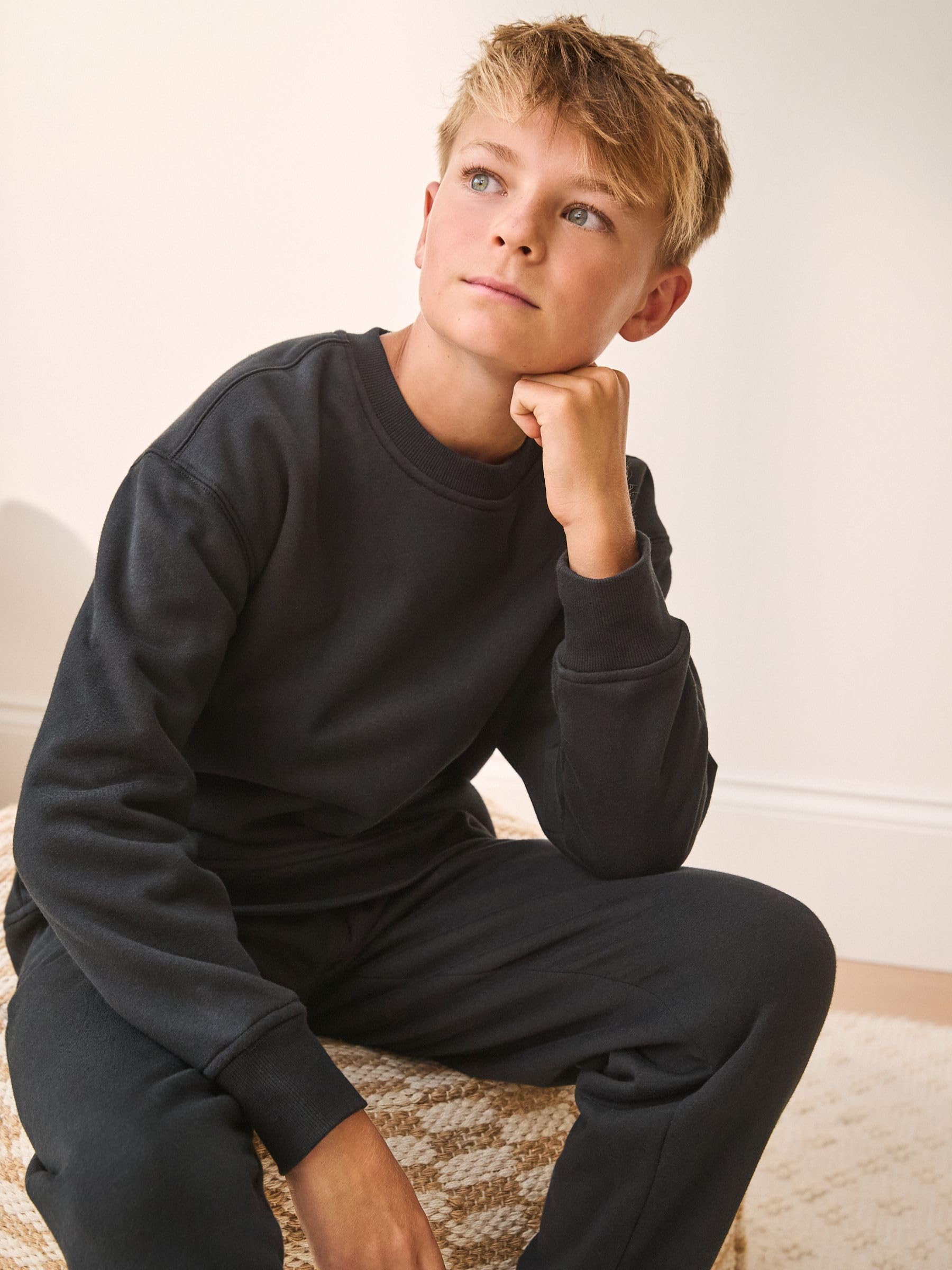 NEXT Ragazzo Pigiama Comodo in Pile | Bambino, Standard, Mid Rise, Pull On, Lavabile in lavatrice
