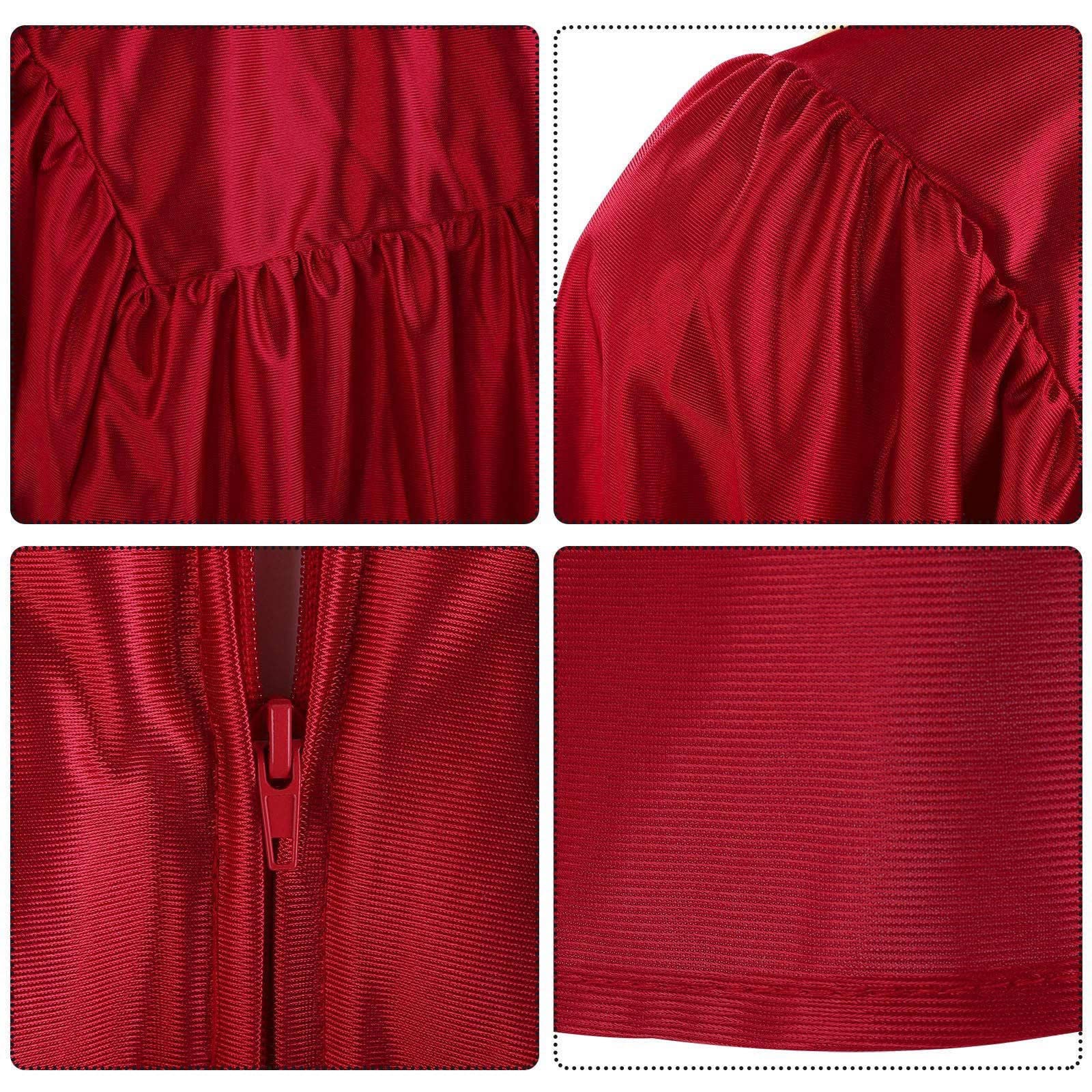 Toddler Baby Infant Girl Boy Preschool and Kindergarten Graduation Cap, Gown, Tassel, and 2023 Charm Sets Set for Kids Red