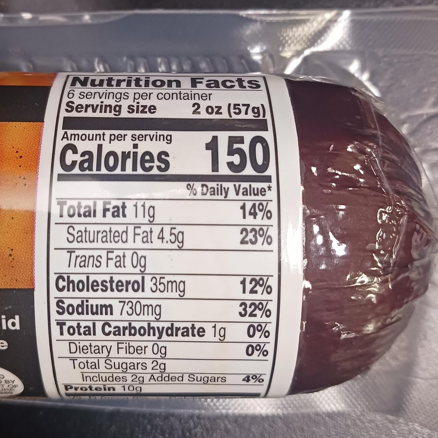 Summer Sausage Onion Garlic from Amish Country Slice and Enjoy Pack of 2