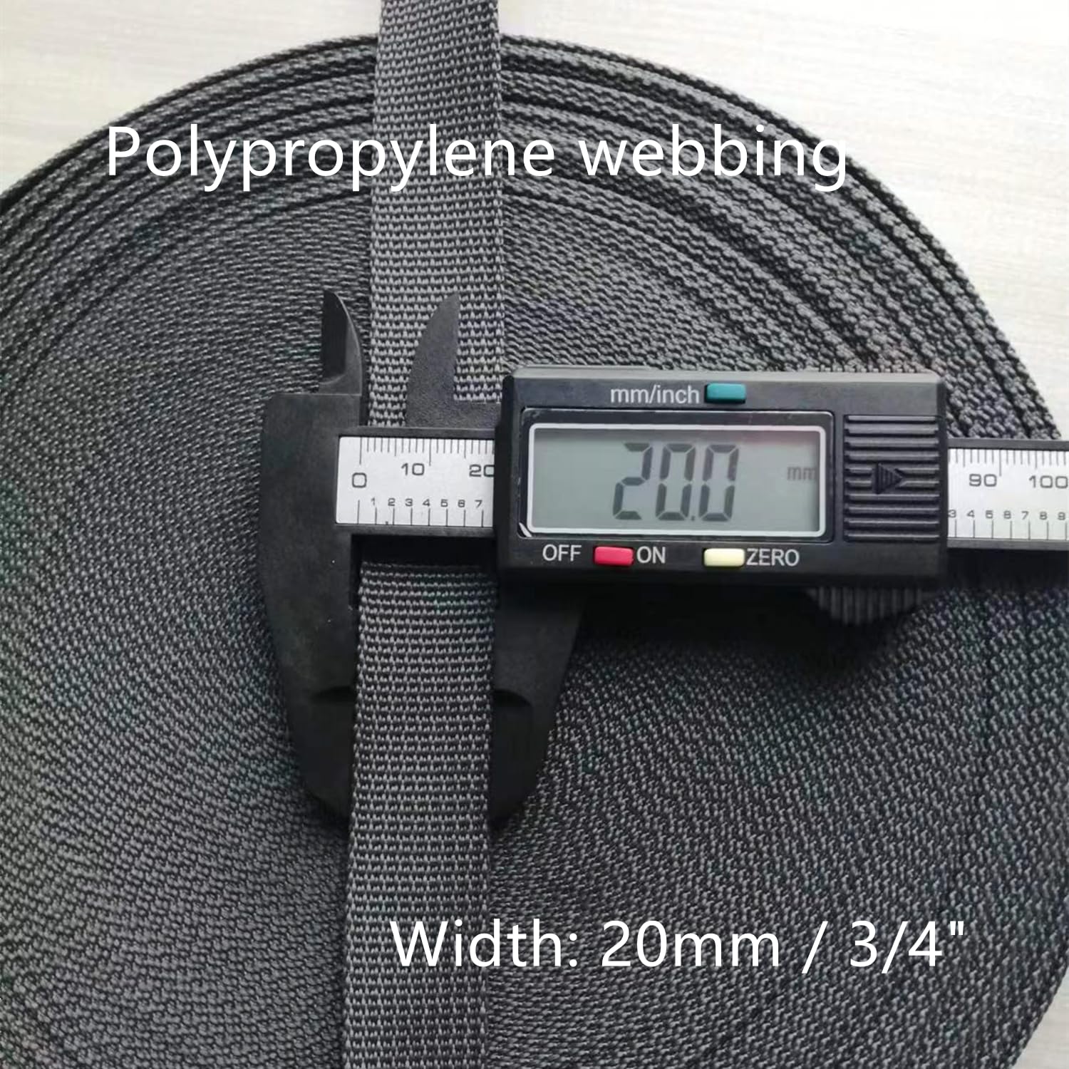 Taśma polipropylenowa, taśma 20 mm wielokolorowa, wiele rozmiarów(White,50 yard)