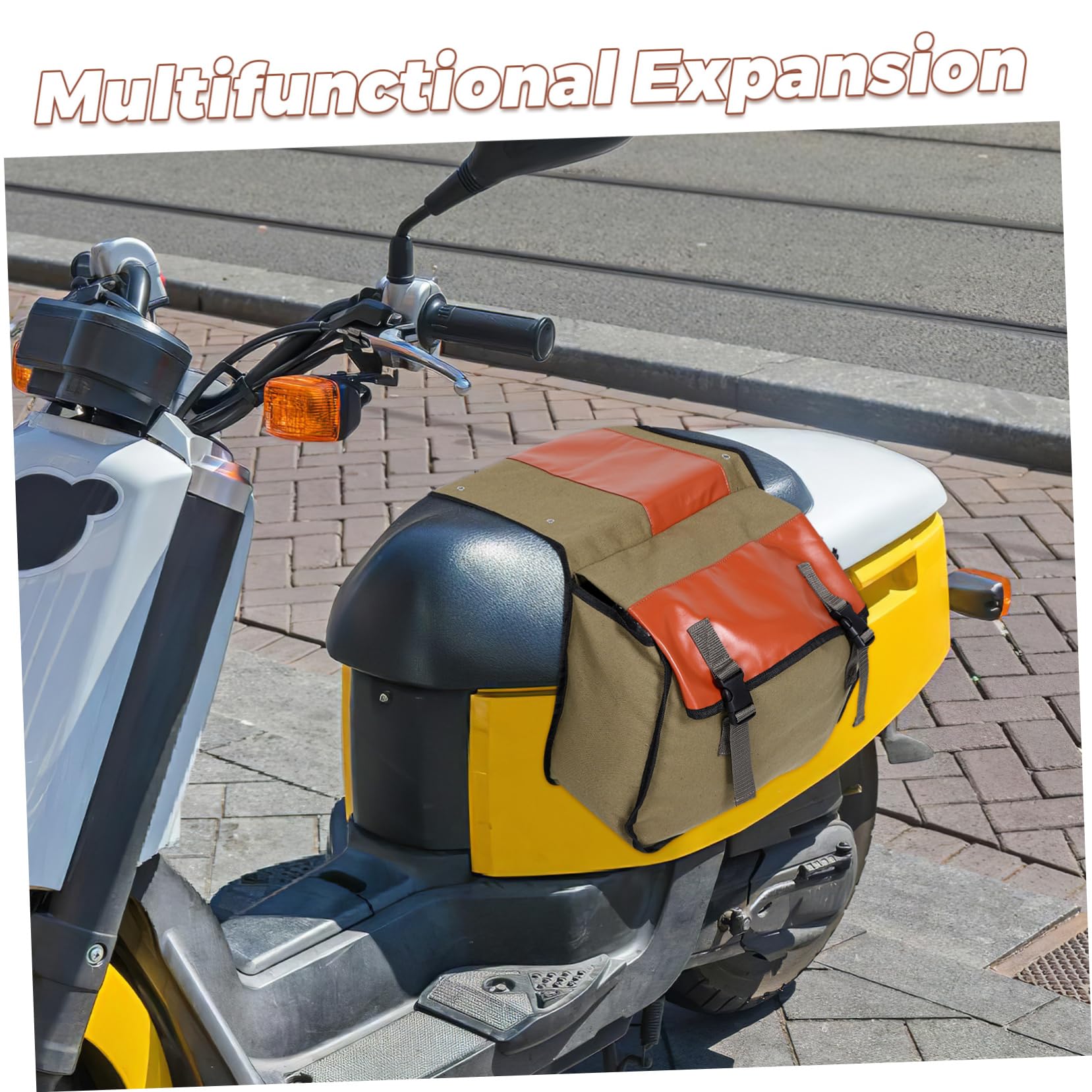 Borsa Sella Espandibile Per e Bicicletta Accessorio Per Viaggi e Avventure Outdoor Con Design Protettivo e Materiale Tela Resistente