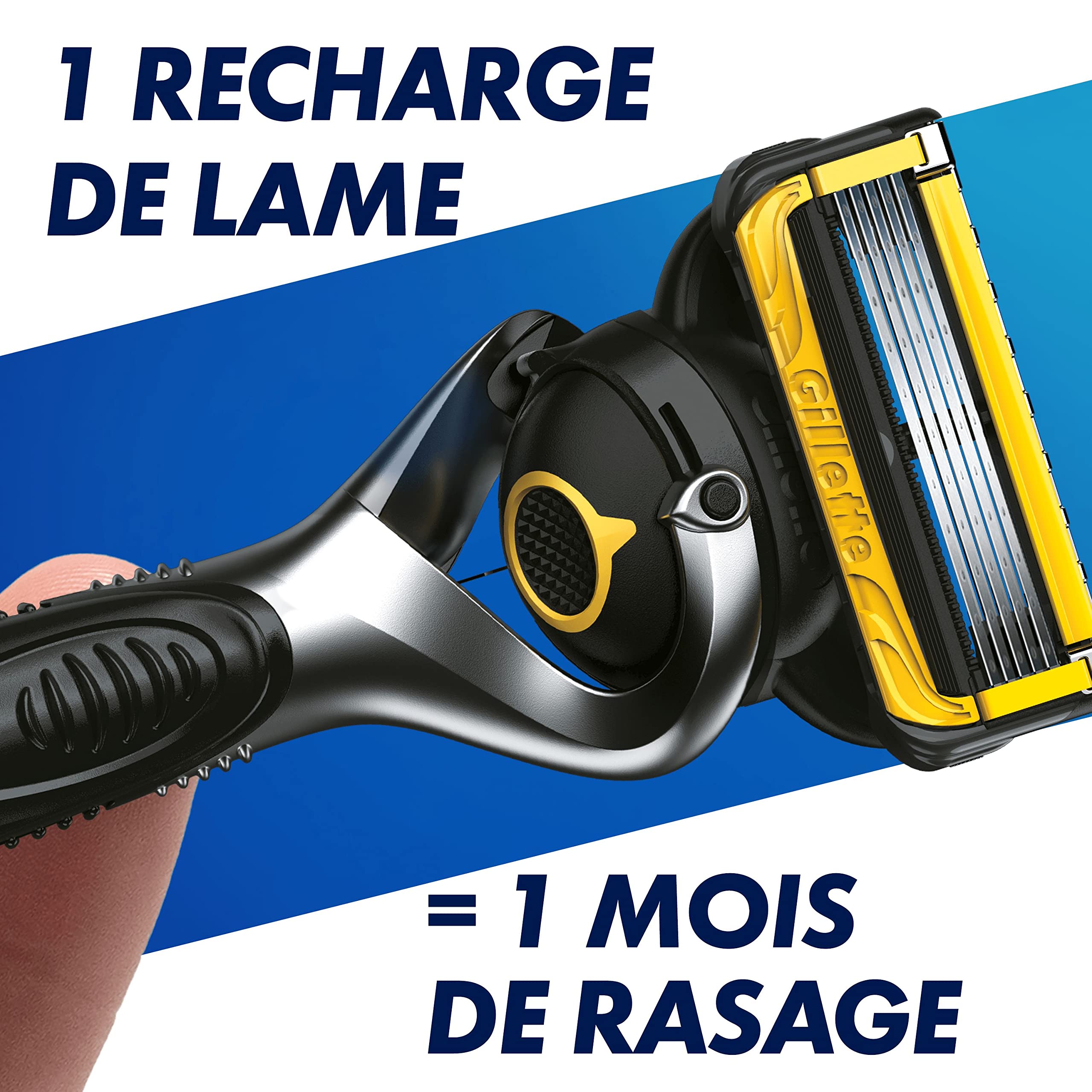 Gillette ProShield Recharges De Lames À 5 Lames Pour Homme, 6 Recharges De Lames, Avec Lame De Précision