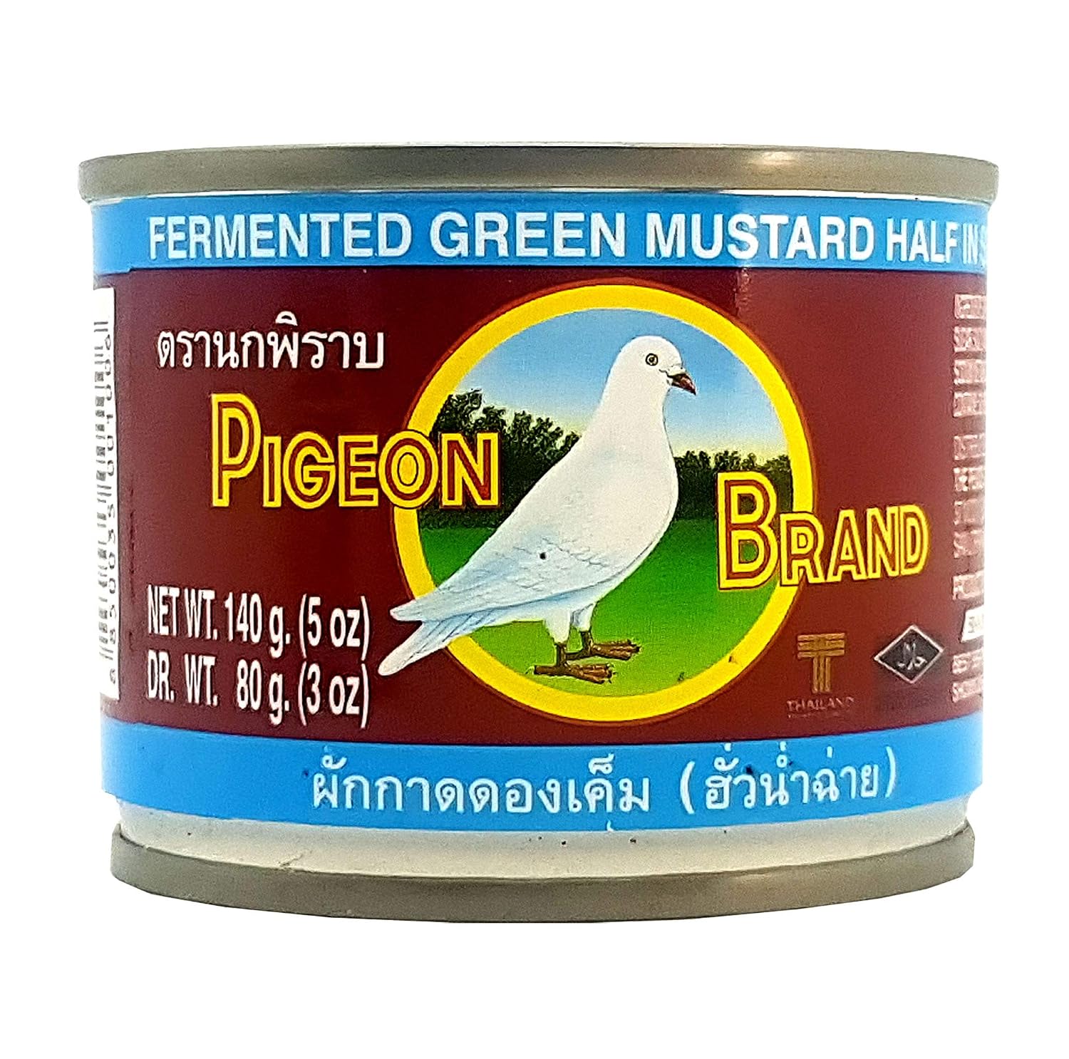 Pigeon Brand FERMENTED MUSTARD GREEN - 2 x 5 oz / 140 g