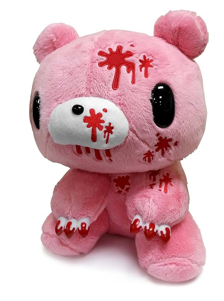 Taito Chax Premium Gloomy Bear with More Blood Plush, Pink