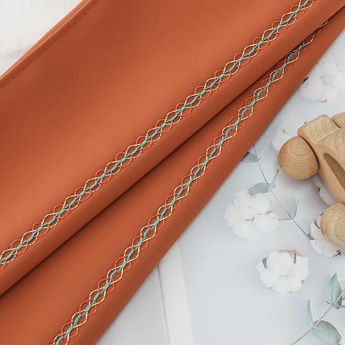Burnt Orange Bed Runner | Queen & Full Size Bed | Bedroom Decor