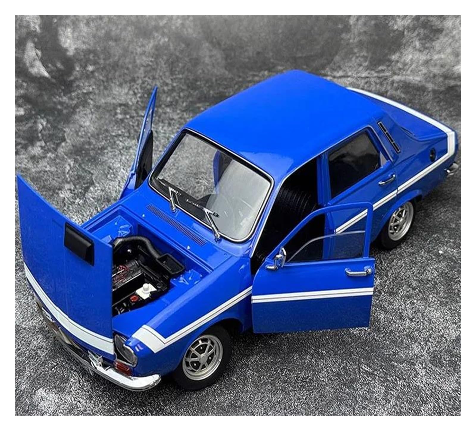 Modellino 1:18 Per Gordini TS 1974 Modellino Pressofuso In Lega Per Auto Da Collezione Hobby Modello Di Auto(A)