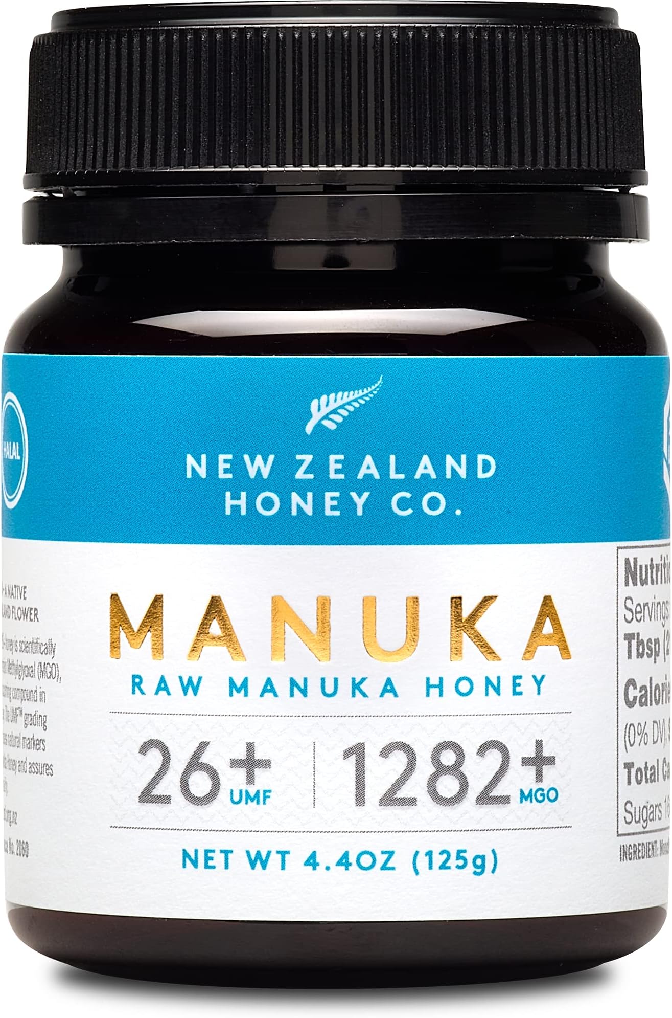 New Zealand Honey Co. Raw Manuka Honey UMF 26+ | MGO 1282+, UMF Certified /4.4oz